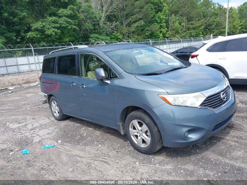 2013 Nissan Quest Sv VIN: JN8AE2KP0D9068865 Lot: 39404000