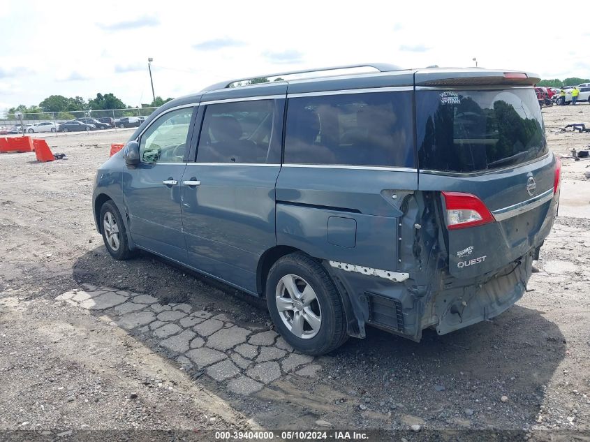 2013 Nissan Quest Sv VIN: JN8AE2KP0D9068865 Lot: 39404000