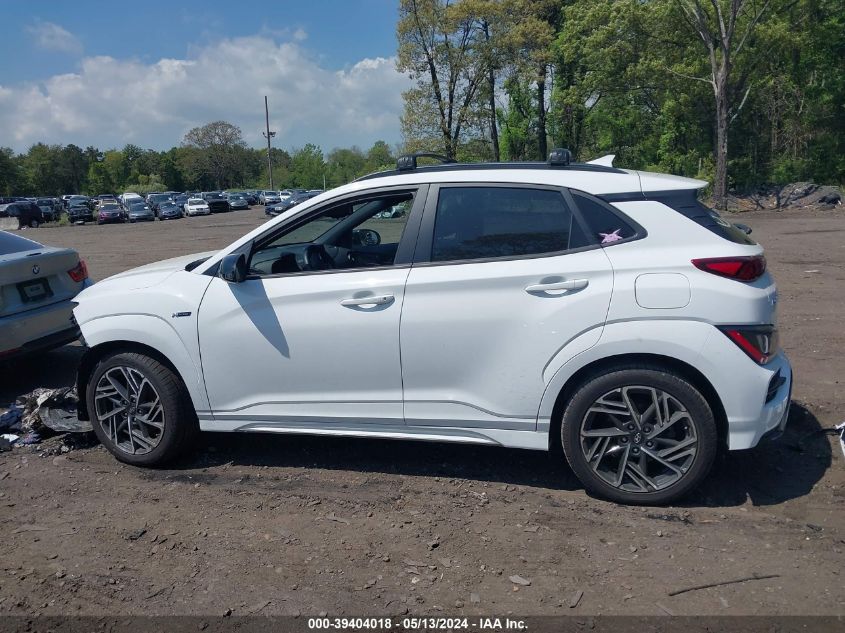 2022 Hyundai Kona N Line VIN: KM8K3CA38NU792601 Lot: 39404018