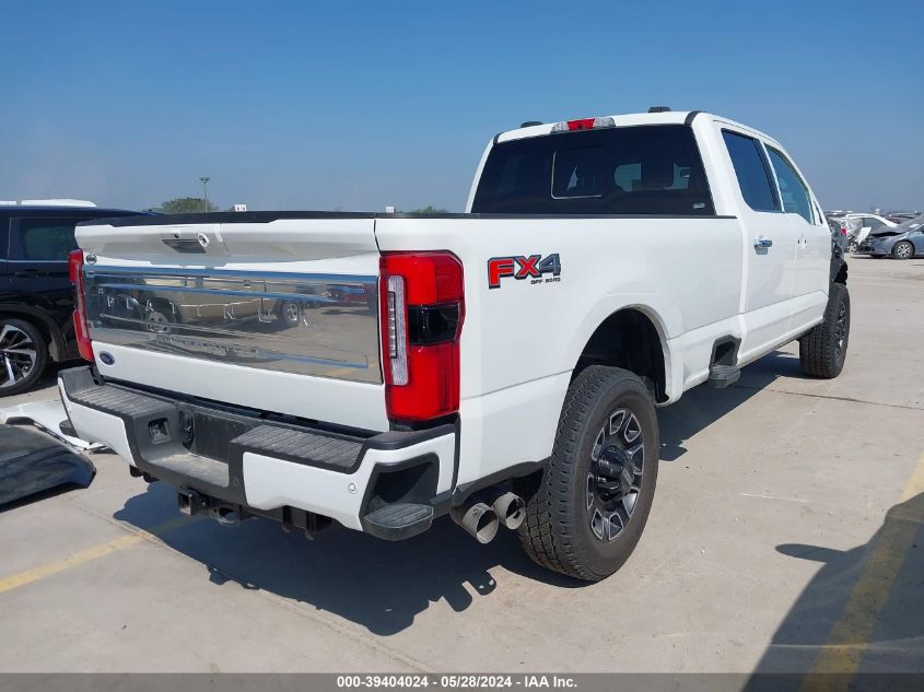 2024 Ford F-350 Platinum VIN: 1FT8W3BT7REC29995 Lot: 39404024