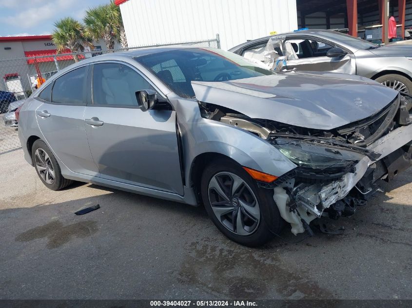 2020 Honda Civic Lx VIN: 19XFC2F61LE009701 Lot: 39404027