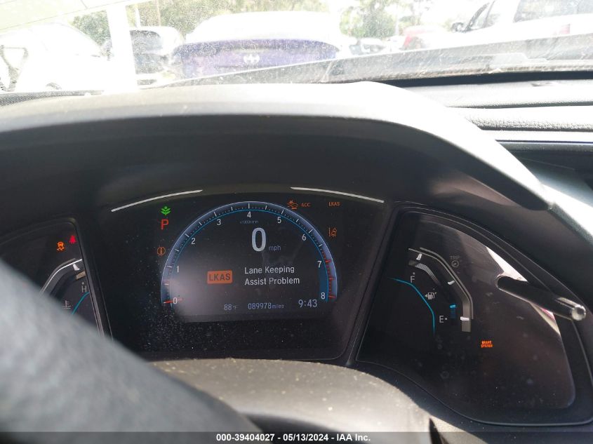 2020 Honda Civic Lx VIN: 19XFC2F61LE009701 Lot: 39404027