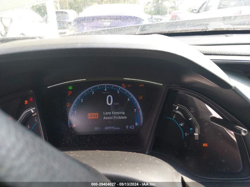 2020 Honda Civic Lx VIN: 19XFC2F61LE009701 Lot: 39404027