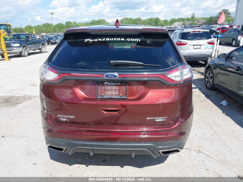 2015 Ford Edge Sport VIN: 2FMTK4AP6FBB00567 Lot: 39404028