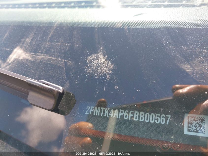 2015 Ford Edge Sport VIN: 2FMTK4AP6FBB00567 Lot: 39404028