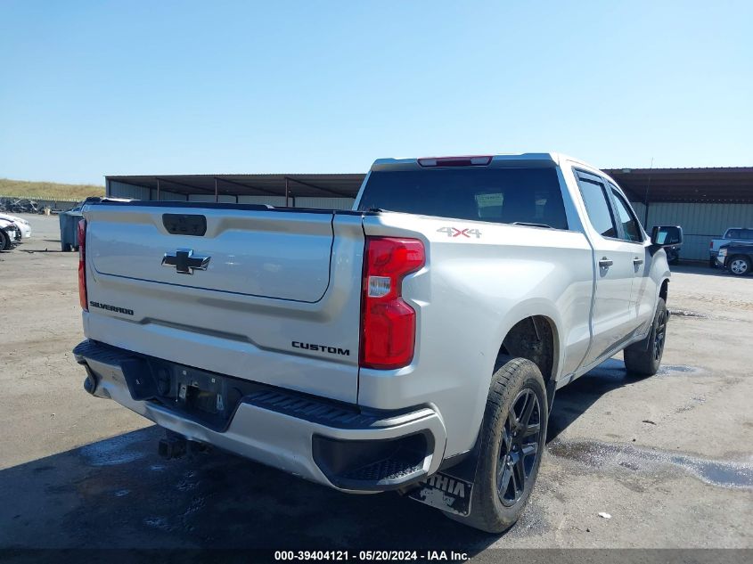 2022 Chevrolet Silverado 1500 Ltd 4Wd Standard Bed Custom VIN: 3GCPYBEK5NG145969 Lot: 39404121