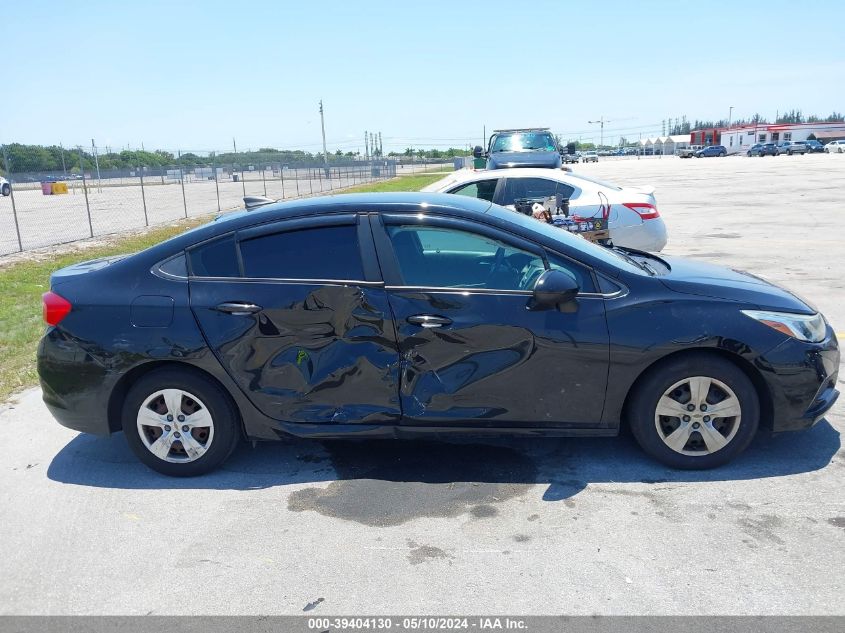 2017 Chevrolet Cruze Ls Auto VIN: 1G1BC5SM9H7244593 Lot: 39404130