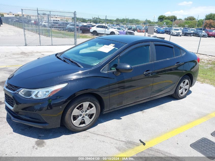 2017 Chevrolet Cruze Ls Auto VIN: 1G1BC5SM9H7244593 Lot: 39404130