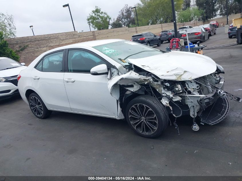 2016 Toyota Corolla S Plus VIN: 5YFBURHE9GP480251 Lot: 39404134