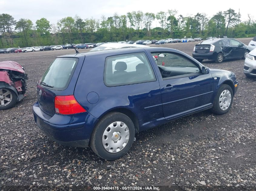 2004 Volkswagen Golf Gl VIN: 9BWBL61J844008099 Lot: 39404175