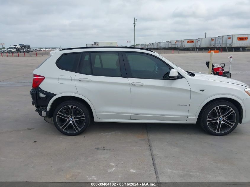 2017 BMW X3 Sdrive28I VIN: 5UXWZ7C38H0X43028 Lot: 39404182