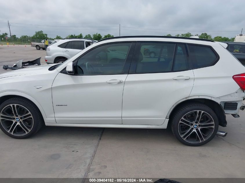2017 BMW X3 Sdrive28I VIN: 5UXWZ7C38H0X43028 Lot: 39404182