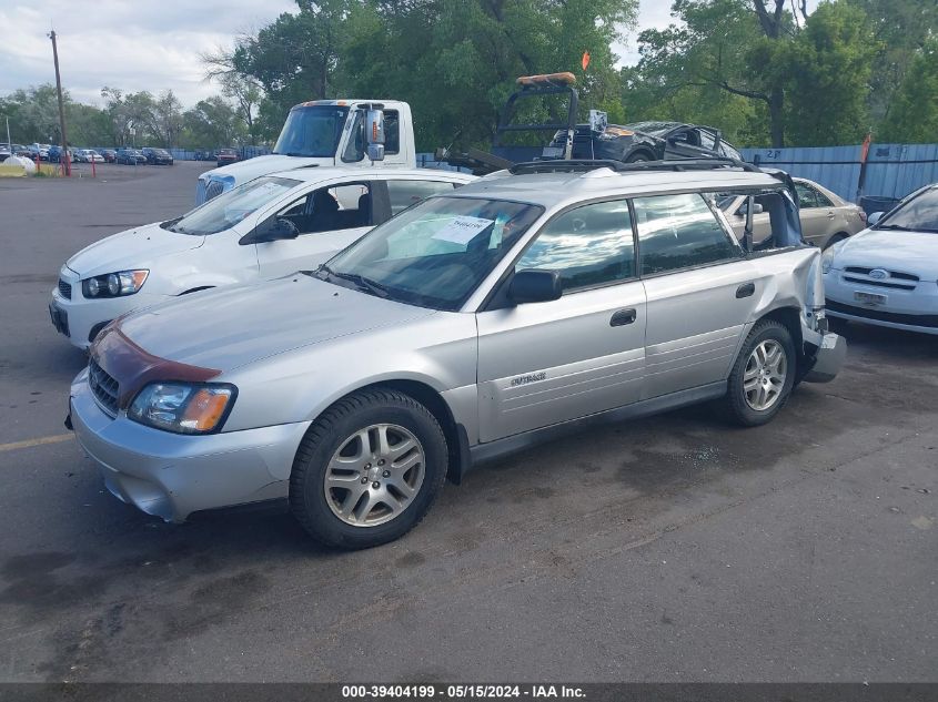 2004 Subaru Outback Outback VIN: 4S3BH675547625738 Lot: 39404199