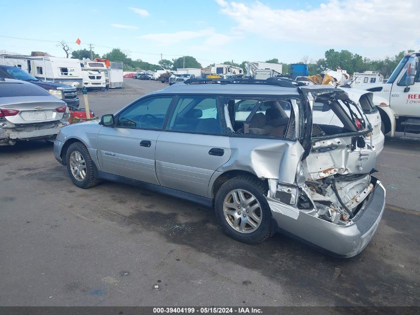 2004 Subaru Outback Outback VIN: 4S3BH675547625738 Lot: 39404199