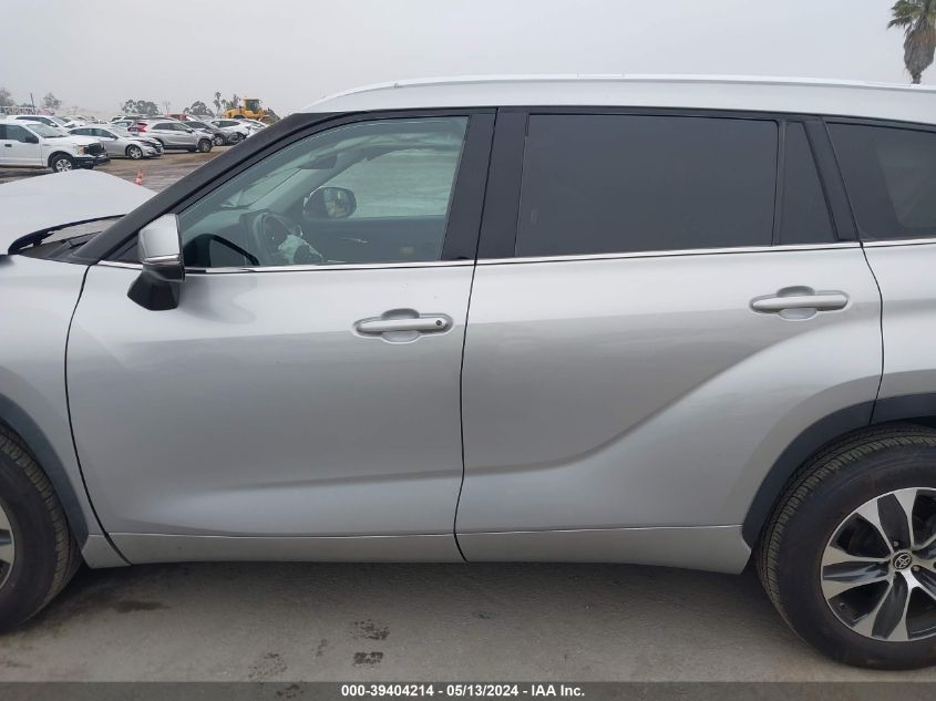 2020 Toyota Highlander Xle VIN: 5TDGZRAH8LS502527 Lot: 39404214