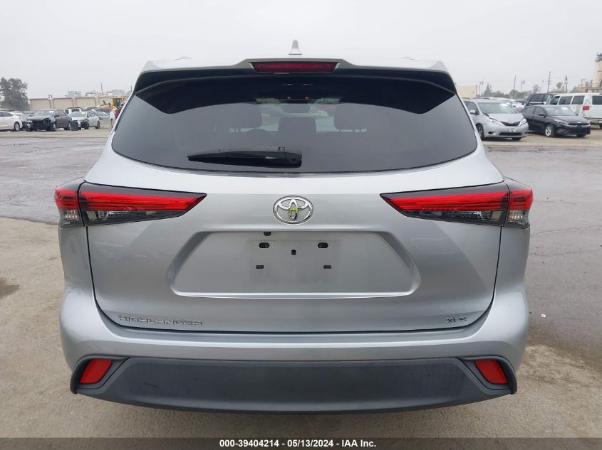 2020 Toyota Highlander Xle VIN: 5TDGZRAH8LS502527 Lot: 39404214