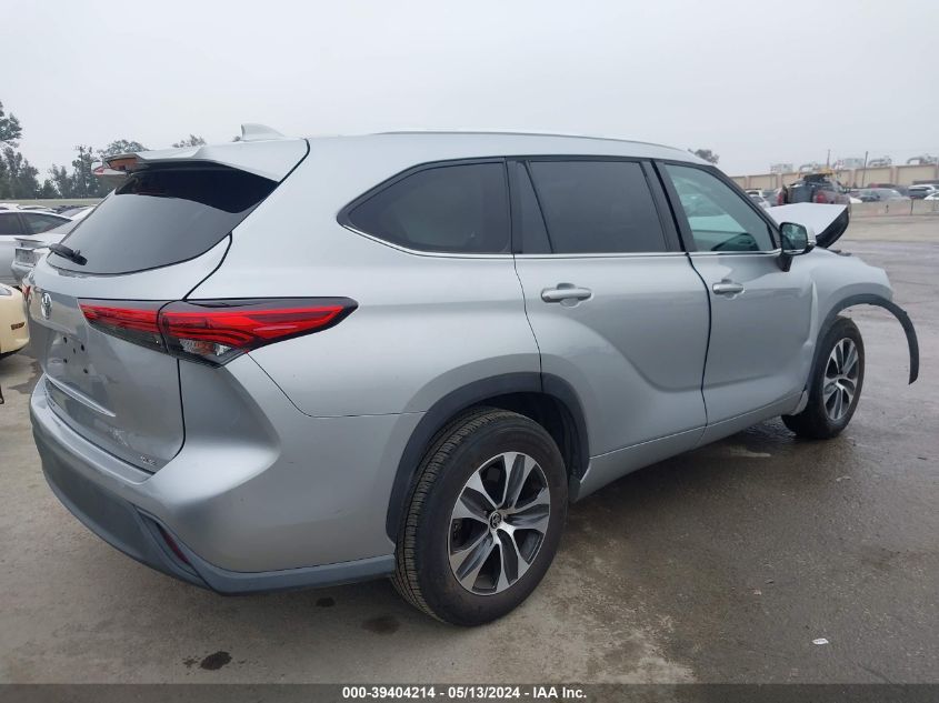 2020 Toyota Highlander Xle VIN: 5TDGZRAH8LS502527 Lot: 39404214