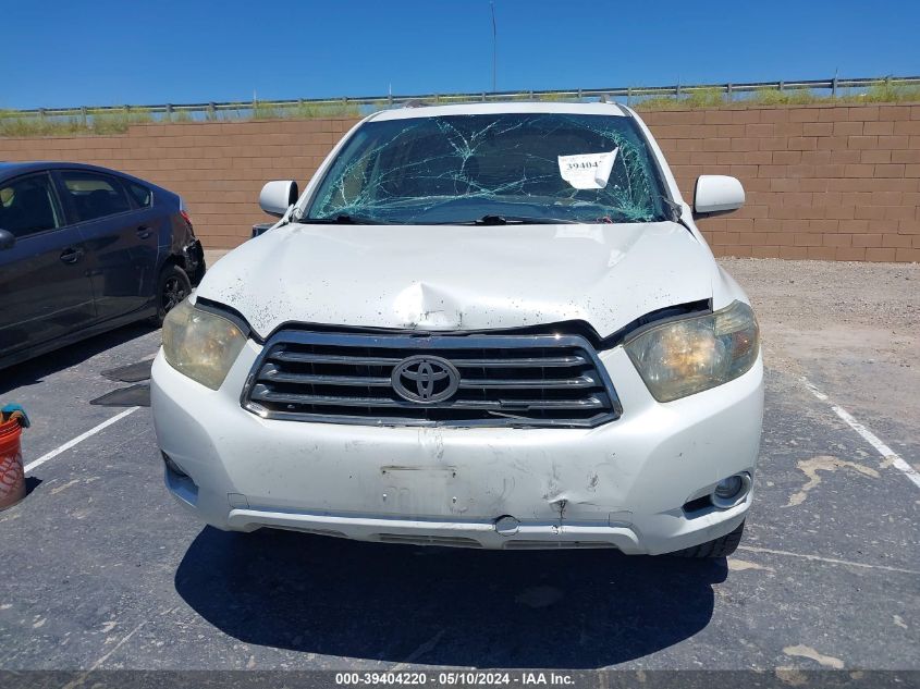 2008 Toyota Highlander Sport VIN: JTEDS43A482050130 Lot: 39404220