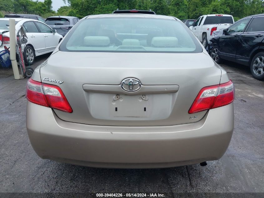 2008 Toyota Camry Le VIN: 4T1BE46KX8U789509 Lot: 39404226