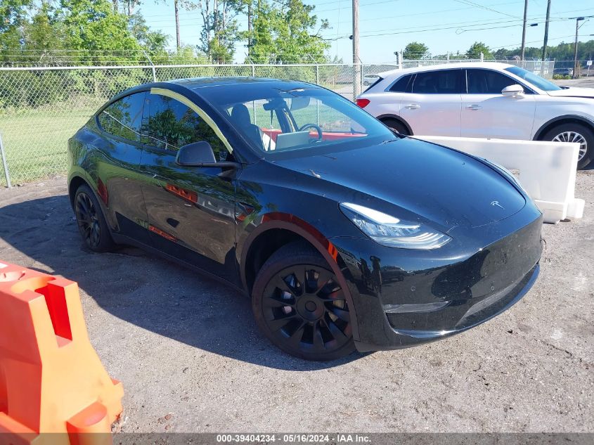 2022 Tesla Model Y Long Range Dual Motor All-Wheel Drive VIN: 7SAYGDEE7NA006381 Lot: 39404234