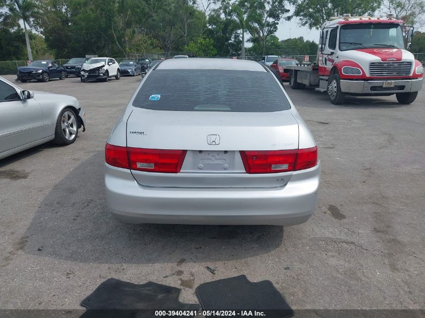 2005 Honda Accord 2.4 Lx VIN: 1HGCM56415L002534 Lot: 39404241