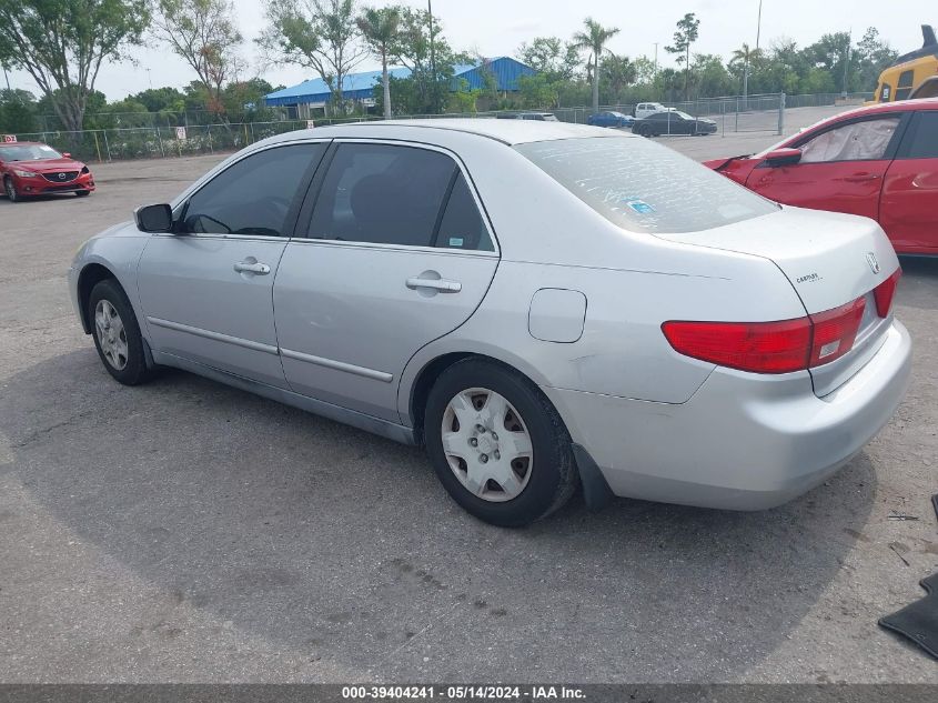 2005 Honda Accord 2.4 Lx VIN: 1HGCM56415L002534 Lot: 39404241