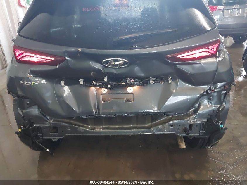 2021 Hyundai Kona Sel VIN: KM8K22AA7MU633725 Lot: 39404244