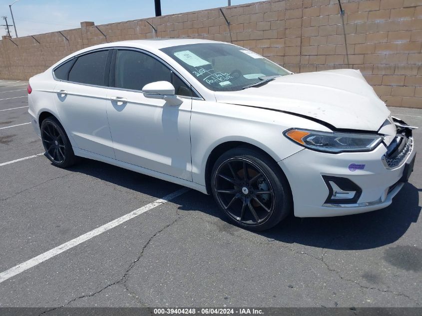 2019 Ford Fusion Energi Titanium VIN: 3FA6P0SU1KR232587 Lot: 39404248