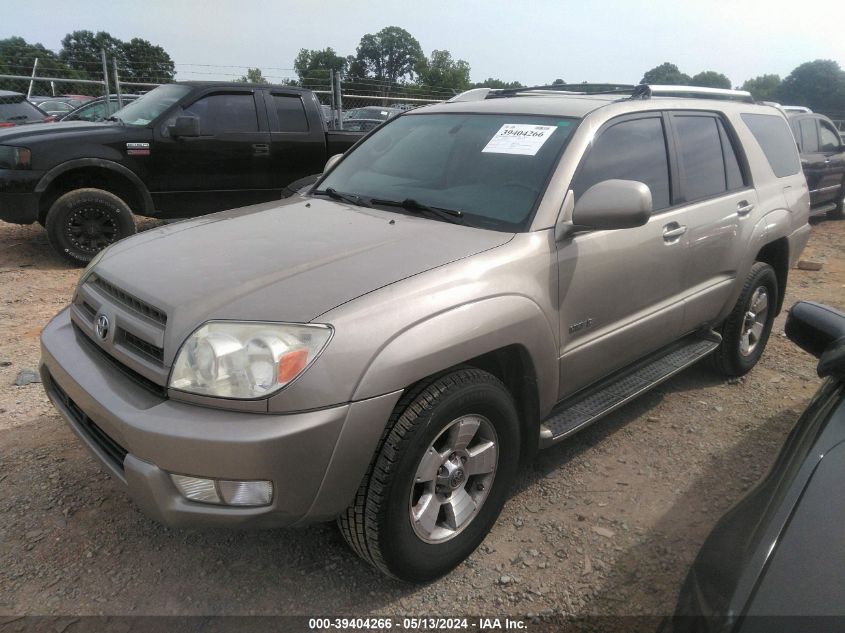 2004 Toyota 4Runner Limited V6 VIN: JTEZU17R740041037 Lot: 39404266