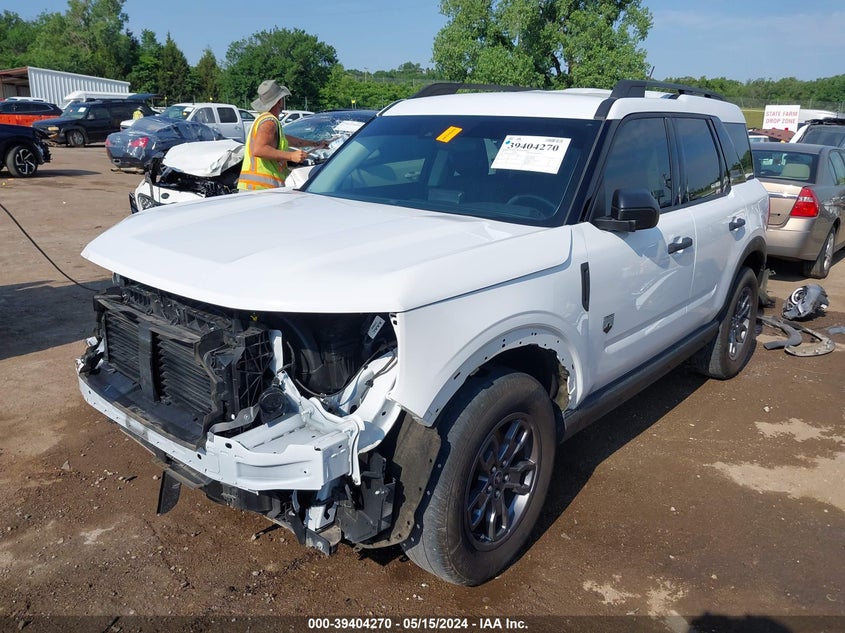 2022 Ford Bronco Sport Big Bend VIN: 3FMCR9B65NRD25917 Lot: 39404270