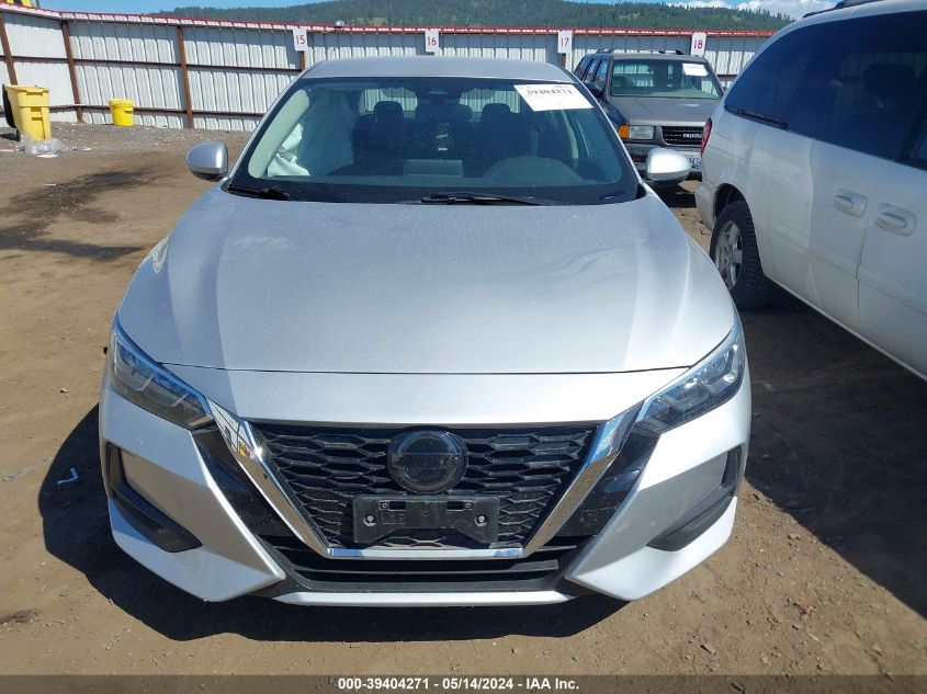 2022 Nissan Sentra Sv Xtronic Cvt VIN: 3N1AB8CV9NY301242 Lot: 39404271