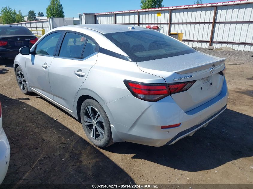 2022 Nissan Sentra Sv Xtronic Cvt VIN: 3N1AB8CV9NY301242 Lot: 39404271