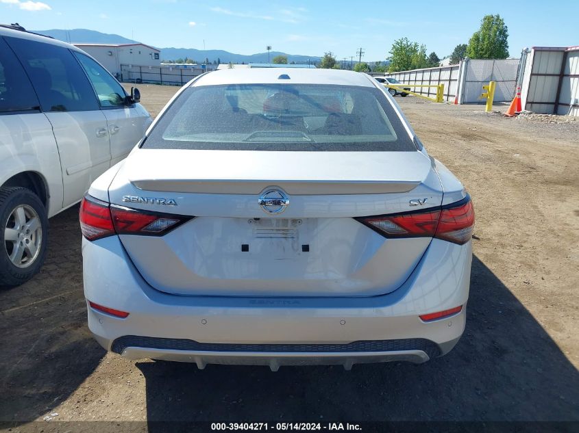 2022 Nissan Sentra Sv Xtronic Cvt VIN: 3N1AB8CV9NY301242 Lot: 39404271