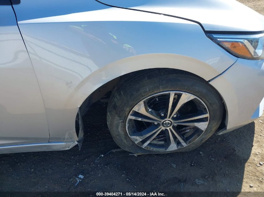 2022 Nissan Sentra Sv Xtronic Cvt VIN: 3N1AB8CV9NY301242 Lot: 39404271