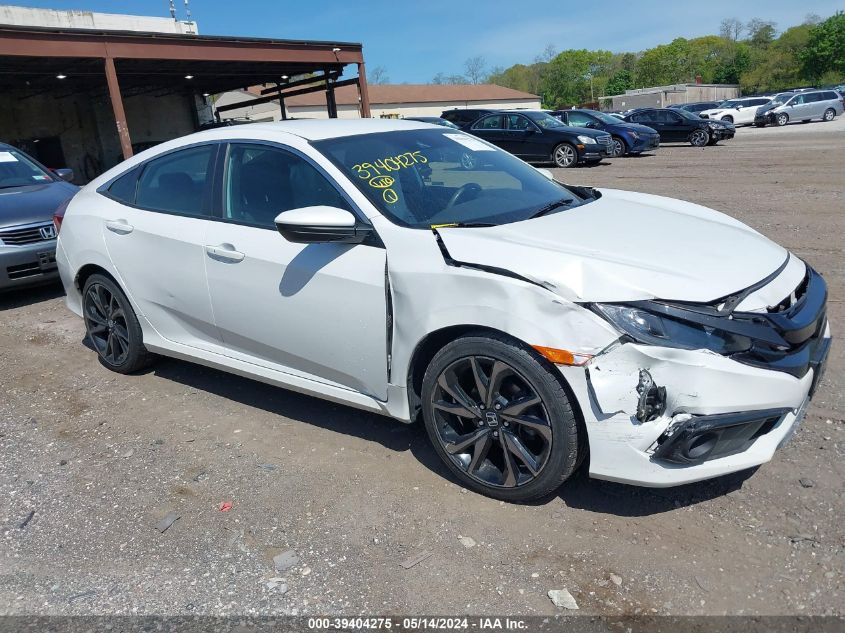 2019 Honda Civic Sport VIN: 2HGFC2F89KH603474 Lot: 39404275