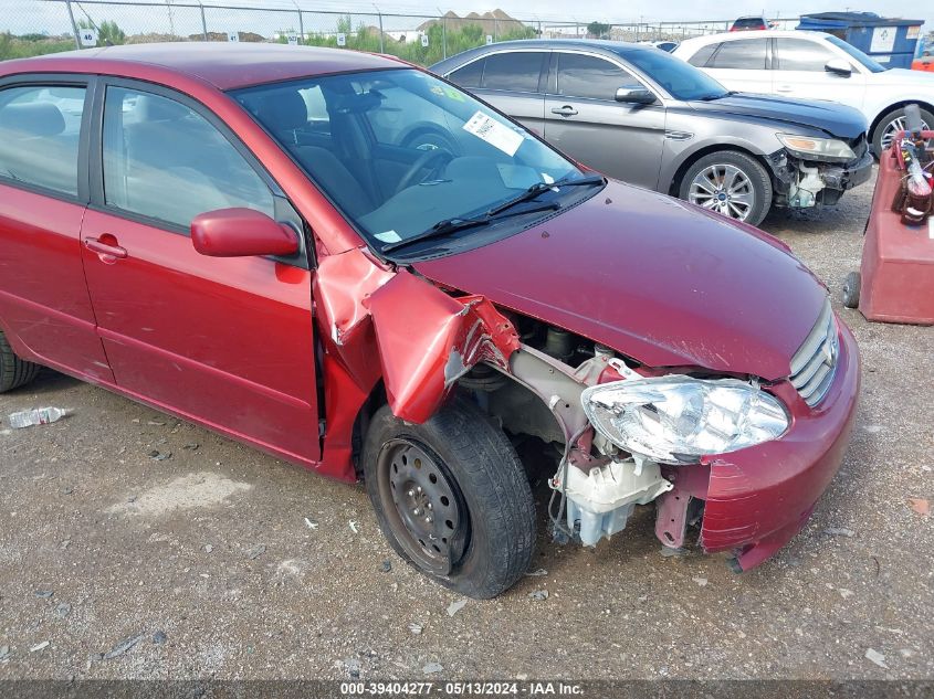 2004 Toyota Corolla Ce/Le/S VIN: 2T1BR32E84C304200 Lot: 39404277