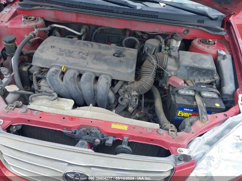 2004 Toyota Corolla Ce/Le/S VIN: 2T1BR32E84C304200 Lot: 39404277