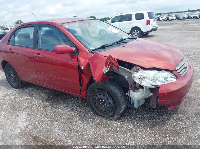 2004 Toyota Corolla Ce/Le/S VIN: 2T1BR32E84C304200 Lot: 39404277