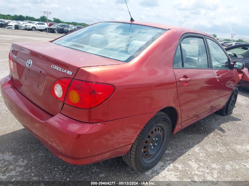 2004 Toyota Corolla Ce/Le/S VIN: 2T1BR32E84C304200 Lot: 39404277