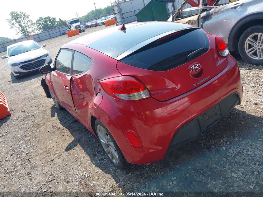 2017 Hyundai Veloster VIN: KMHTC6AD8HU304945 Lot: 39404280