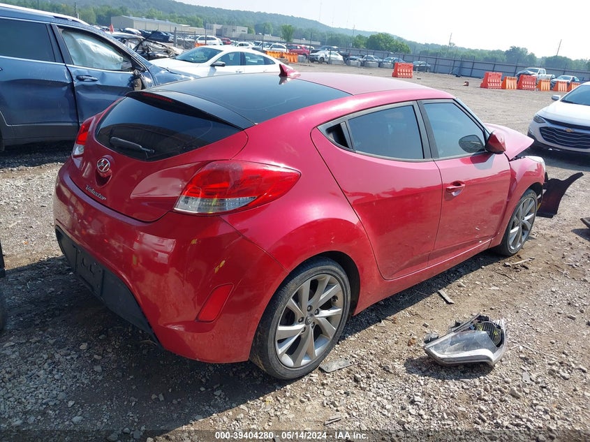 2017 Hyundai Veloster VIN: KMHTC6AD8HU304945 Lot: 39404280