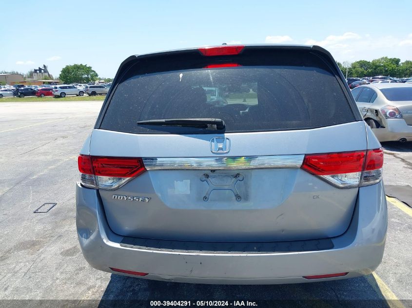 2016 Honda Odyssey Ex-L VIN: 5FNRL5H64GB008165 Lot: 39404291