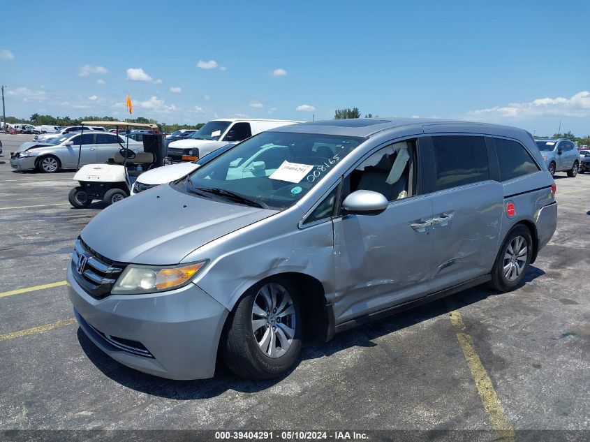 2016 Honda Odyssey Ex-L VIN: 5FNRL5H64GB008165 Lot: 39404291