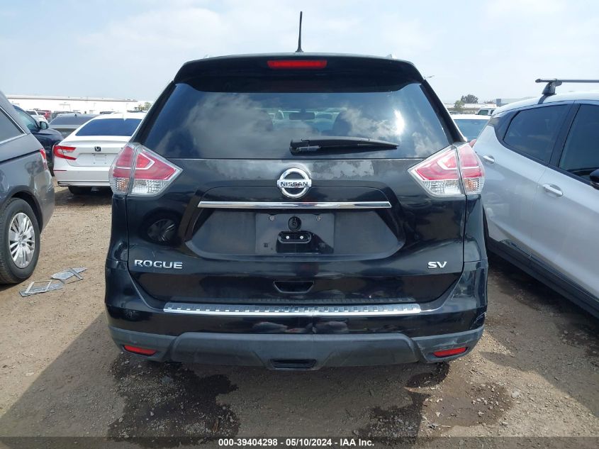 2015 Nissan Rogue Sv VIN: KNMAT2MT1FP576305 Lot: 39404298