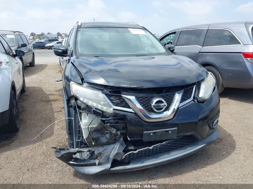 2015 Nissan Rogue Sv VIN: KNMAT2MT1FP576305 Lot: 39404298