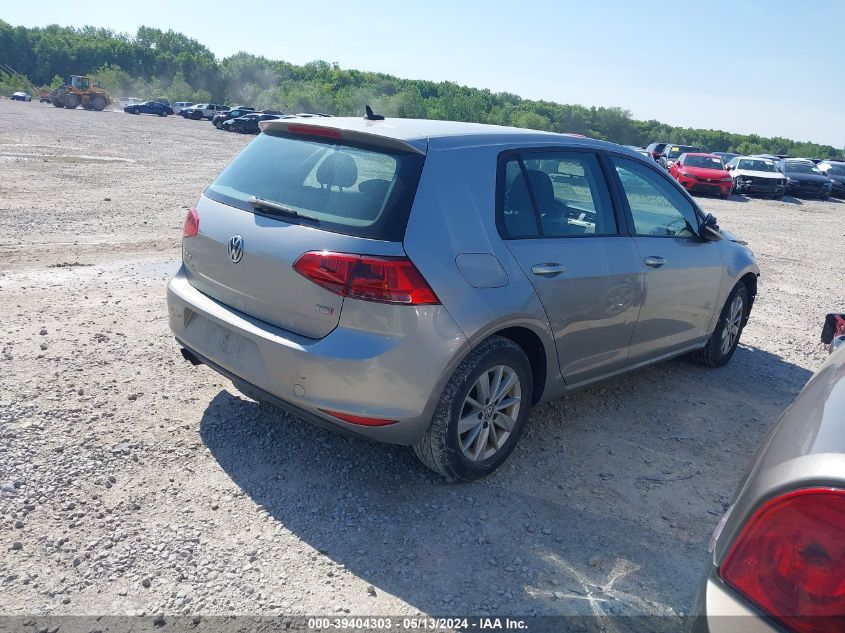 2016 Volkswagen Golf S VIN: 3VW117AU2GM026244 Lot: 39404303