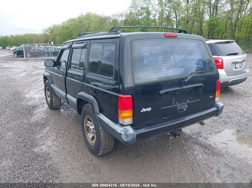 1999 Jeep Cherokee Classic/Sport VIN: 1J4FT68S4XL616684 Lot: 39404316