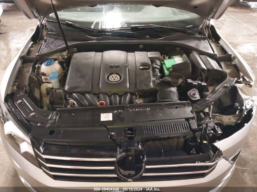 2013 VOLKSWAGEN PASSAT 2.5L S - 1VWAH7A35DC098572