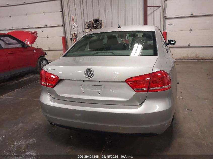 2013 VOLKSWAGEN PASSAT 2.5L S - 1VWAH7A35DC098572