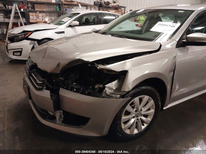2013 VOLKSWAGEN PASSAT 2.5L S - 1VWAH7A35DC098572